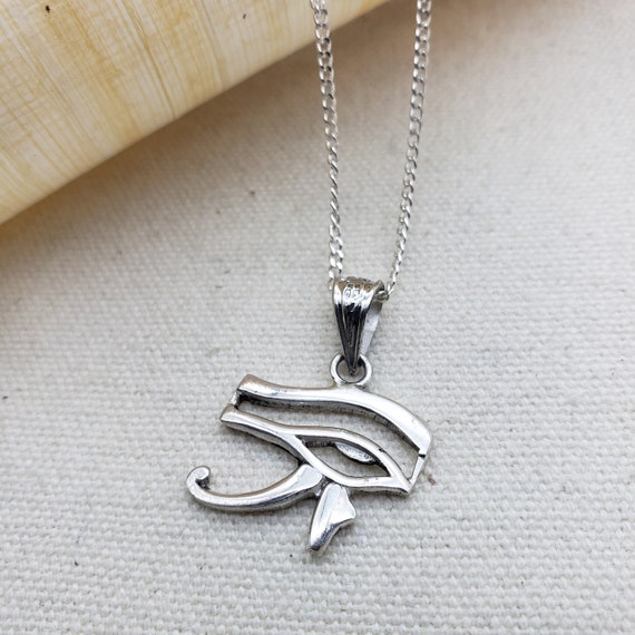 Eye of Ra Egyptian Silver Necklace - Made in Egypt - image 5