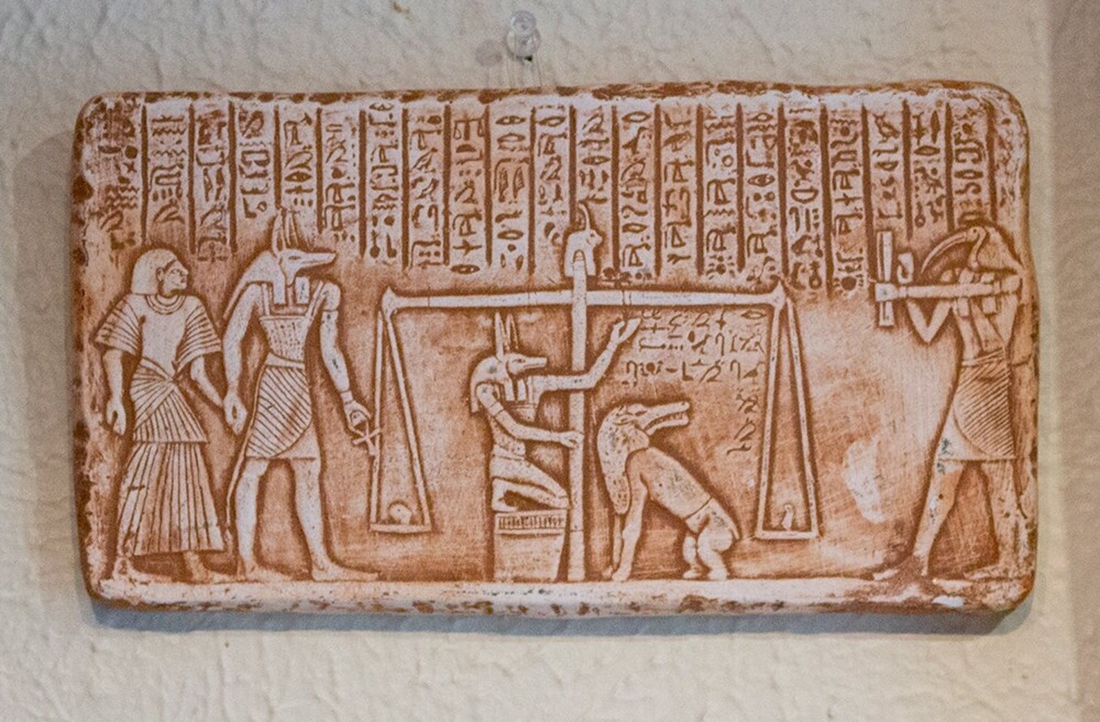 Ancient Egypt Judgment Scene Plaque Egyptian Book of the Etsy