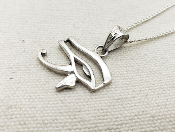 Eye of Ra Egyptian Silver Necklace - Made in Egypt - image 3