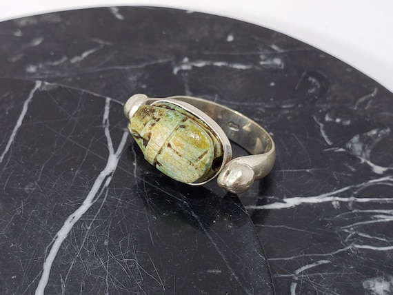 Egyptian store scarab ring