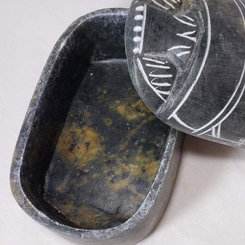 Egyptian Scarab Box with Lid