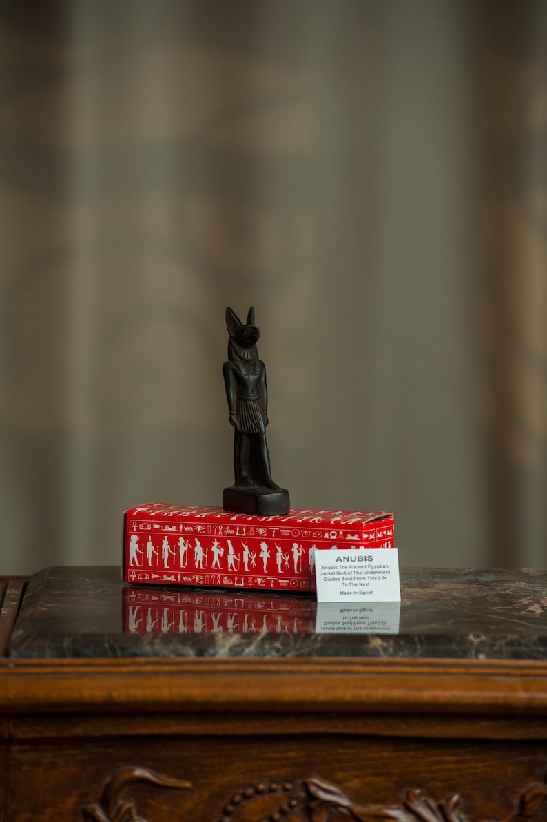 Anubis Statue - Egyptian God Collectible- Made in Egypt