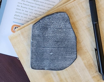 Egyptian Rosetta Stone Paperweight/ Collectible- Made in Egypt