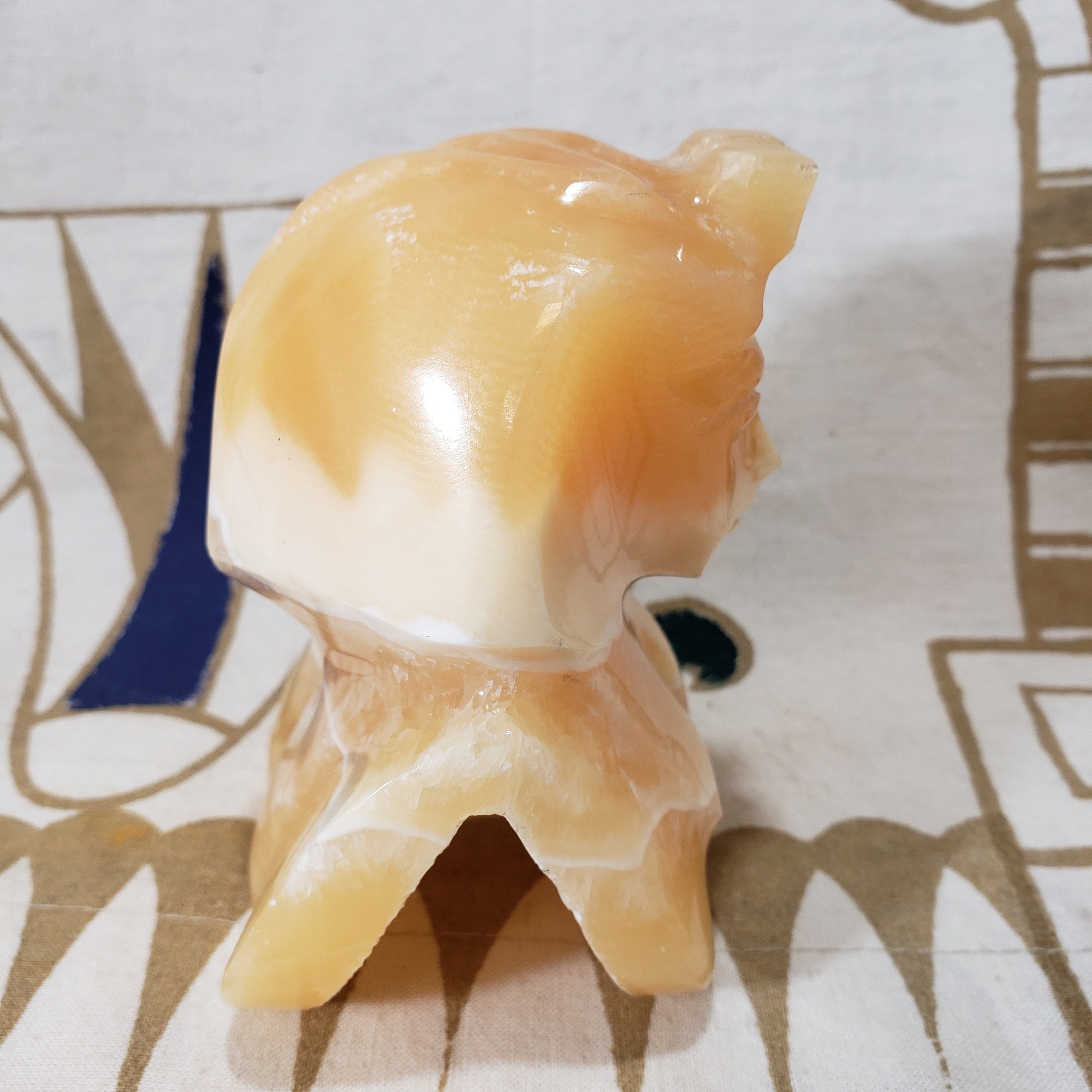 Egyptian King Tut Alabaster Statue Made in Egypt - Etsy