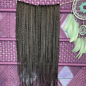 Natural looking braids / Full head de braids / braid extensions / dreadlock extensions / dark braids extensions / dreadlocks and braids