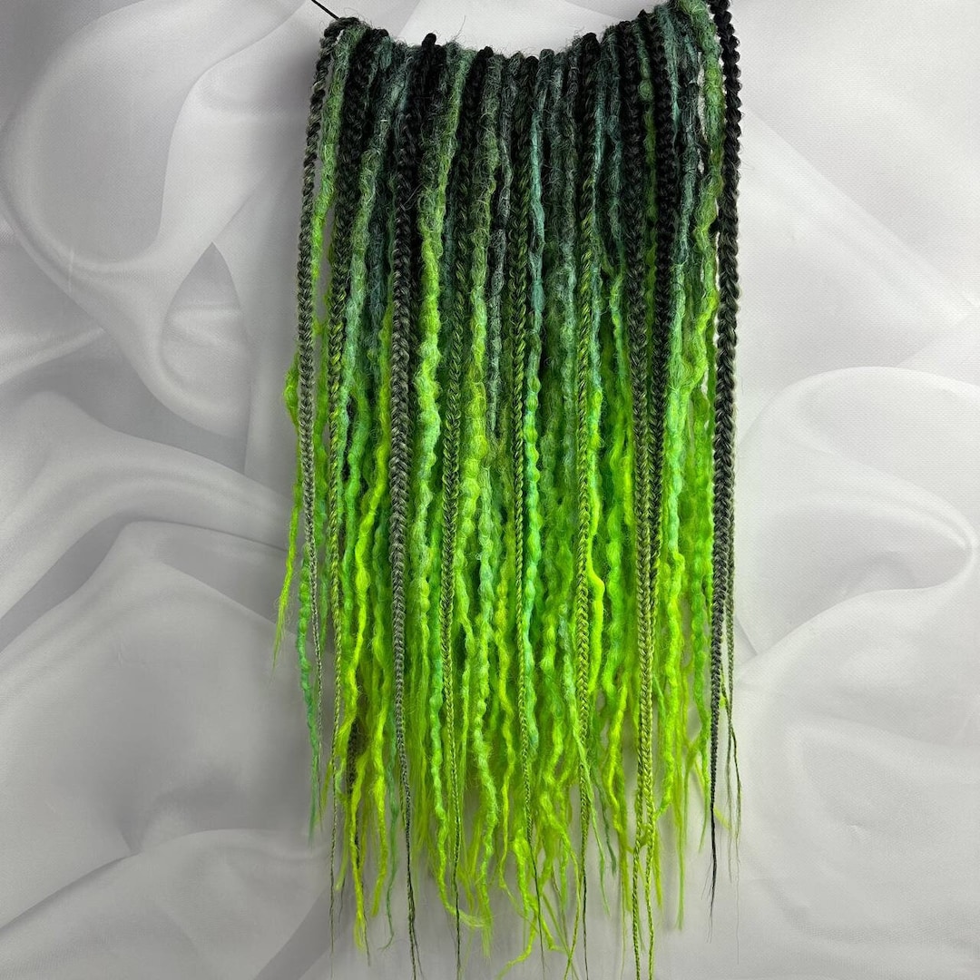Double Sided Synthetic Dreadlocks Extensions/natural Looking Etsy