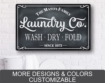 Laundry Sign Etsy
