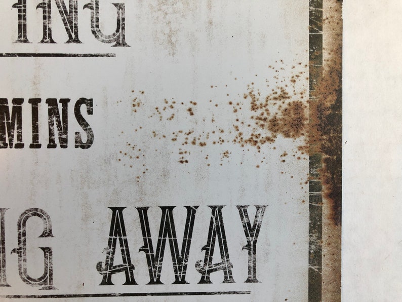 Rustic Bathroom Decor Metal Sign Rustic Home Decor Rustic Etsy