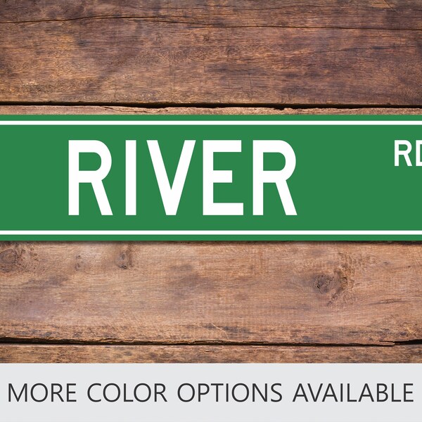 River Signs Etsy