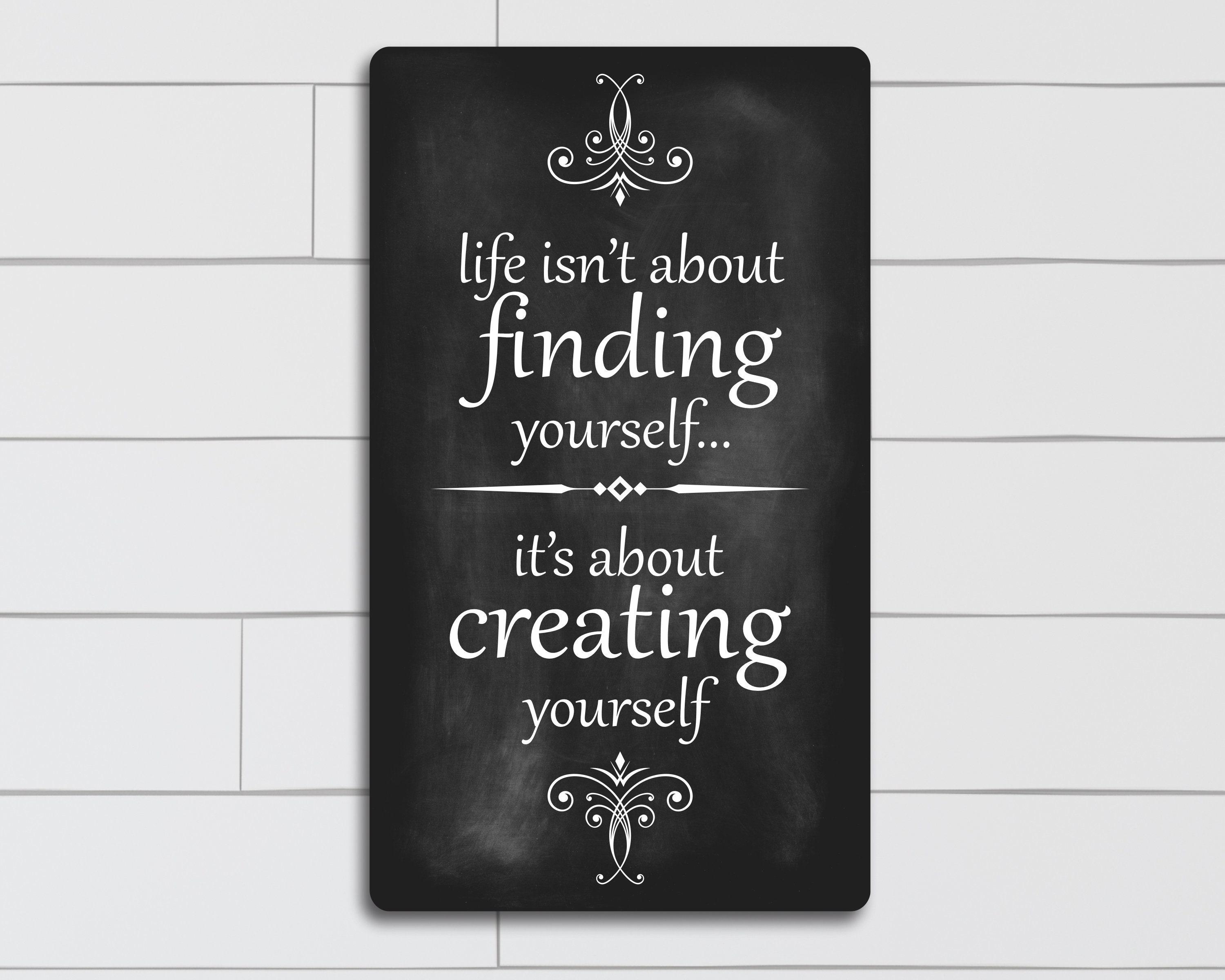 Life Isnt About Finding Yourself...inspirational Quotes