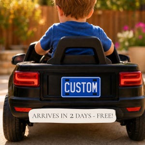 Custom License Plate, Personalized Car Plate, Mini Bike or Golf Cart Tag, Aluminum Novelty Plate