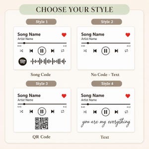 Custom Song Code Plaque, Personalized Music Plaque with Photo, LED Acrylic Song Gift image 3