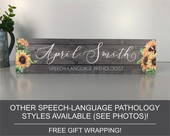 Speech Language Pathologist Gift Speech Pathology Speech | Etsy