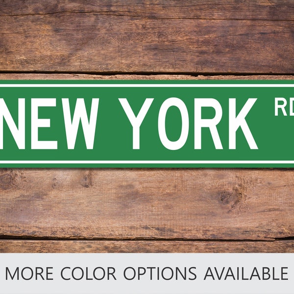 New York Street Sign Etsy