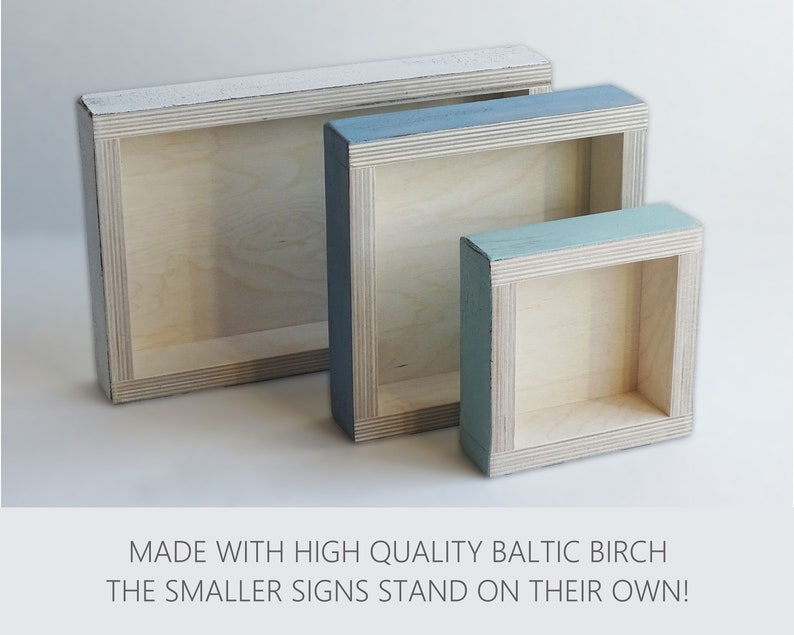 Box Signs Inspirational Signs Farmhouse Decor Farmhouse Etsy