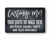 Custom Sign, Custom Metal Sign, Personalized Sign, Kitchen Signs, Farmhouse Decor, Custom Quote Sign, Custom Poem Print, Custom Quote Print