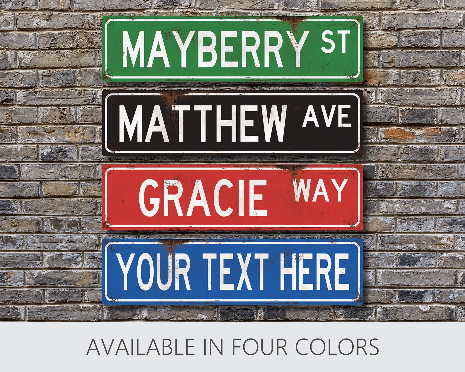 Rustic Personalized Street Sign Street Sign Street Signs Etsy