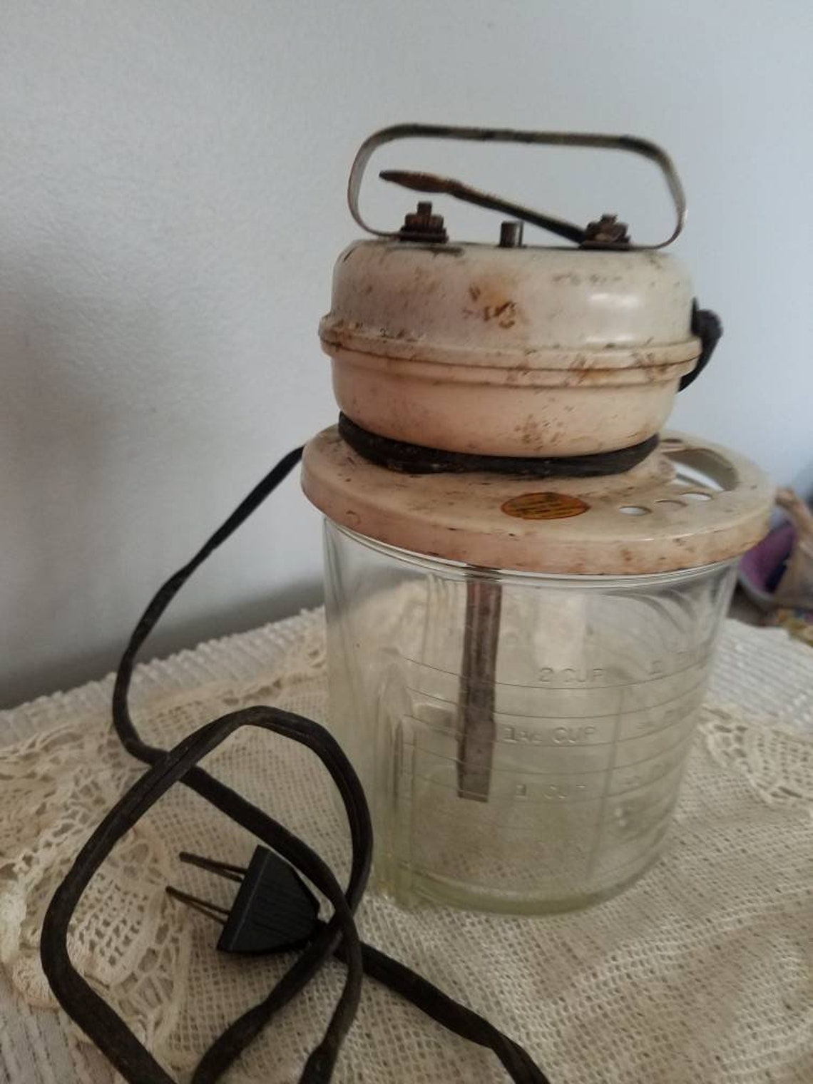 Vintage Electric Egg Beater/jar Mixer Etsy
