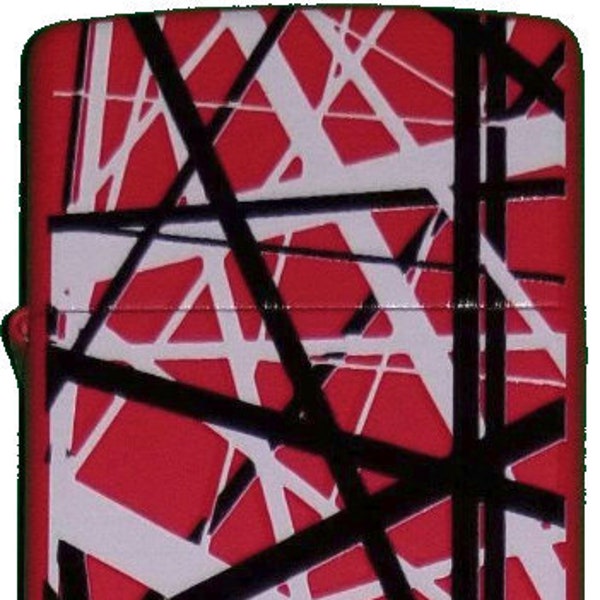 Eddie Van Halen Frankenstein Guitar Pinstripe design Windproof Lighter Custom Designed