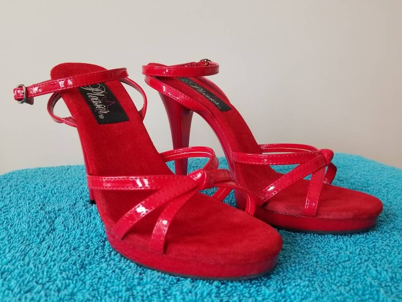 High Heels Red Shoes size 8