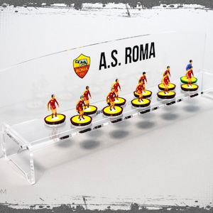 Display for a customizable Subbuteo team