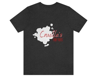 Disney 101 Dalmatian Inspired Cruella's Fine Furs Playful / Subtle Disney Shirt - Great Disney Gift for Disney Bounding