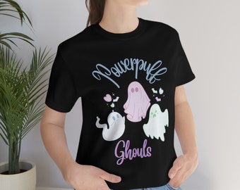 Powerpuff Ghouls Cotton Tshirt Halloween Sweatshirt - Perfect Pastel Halloween / Pastel Goth 90s Nostalgia Gift - Colorful Spooky Cute Ghost