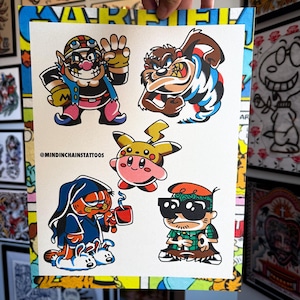 Classic cartoons print