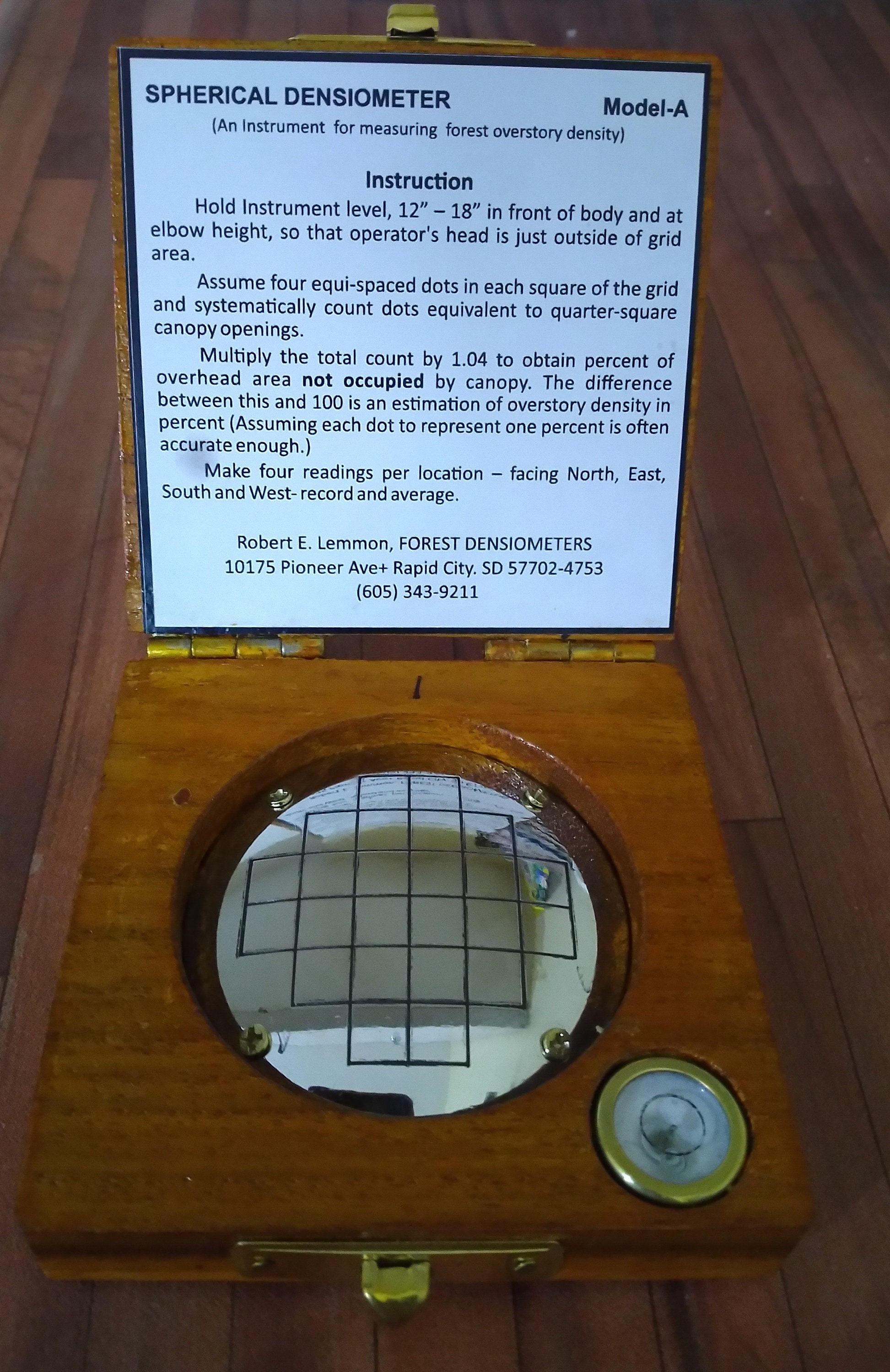 Spherical Densiometer Convex Model A Etsy