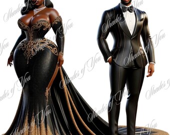 Evening Glamour Clip Art