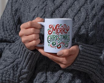 Merry Christmas Lettering