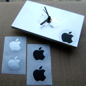 Apple G5 Processor Plate Clock, with stand & stickers