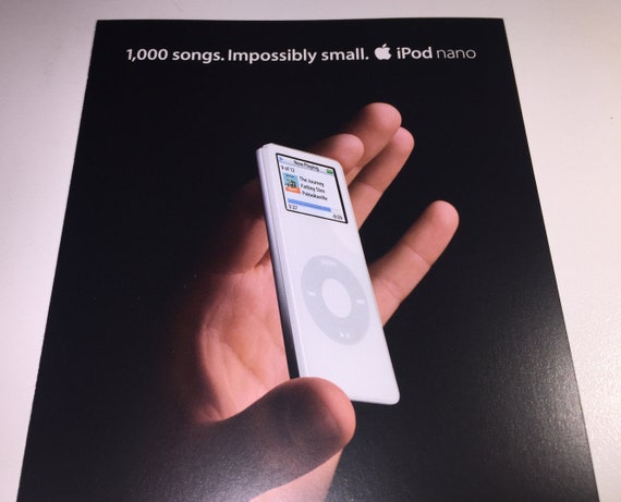 Apple iPod Nano Promo Postcard from 2005 Collectible - Etsy 日本
