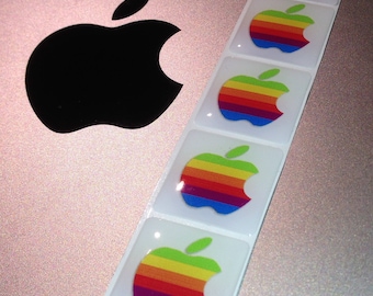 Apple adhesive 'Domed' case badge, Multicolour logo 25x25mm