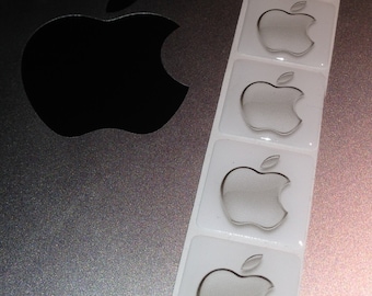 Apple adhesive 'Domed' case badge in GREY, 25x25mm