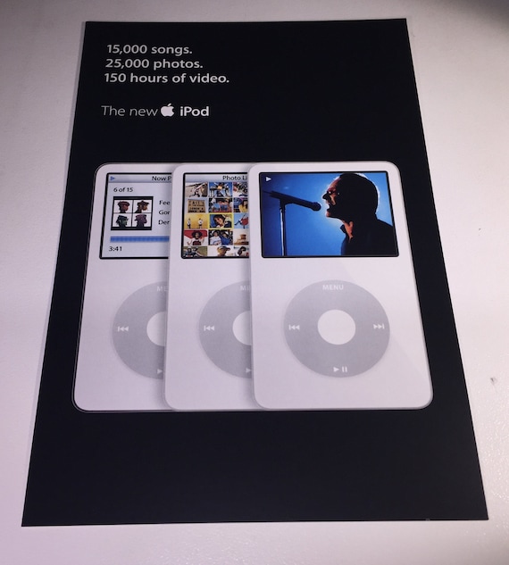 Apple Ipod 5G / Video Promo Postcards From 2005 - Collectible - Etsy