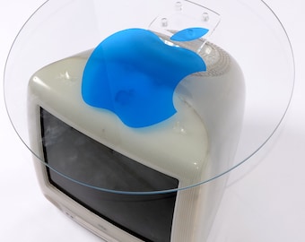 Apple iMac G3 Snow White Table with Limited Edition 'Apple' Logo table top