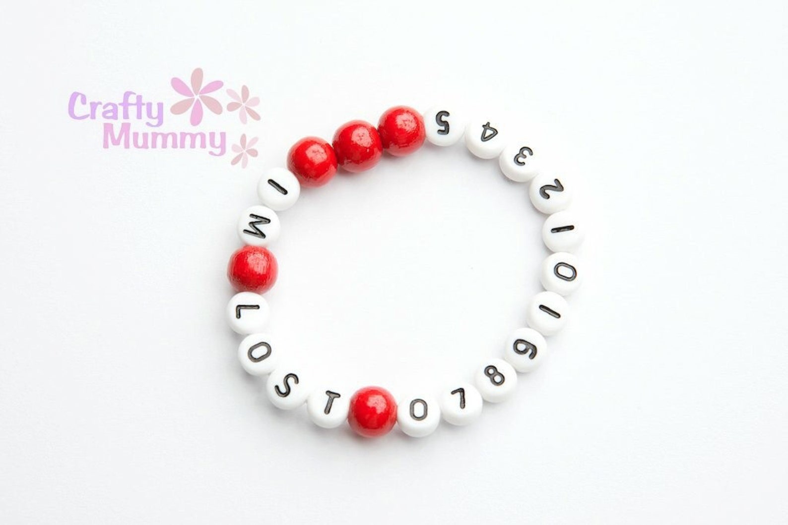 I'm Lost Bracelet With Contact Number Etsy UK