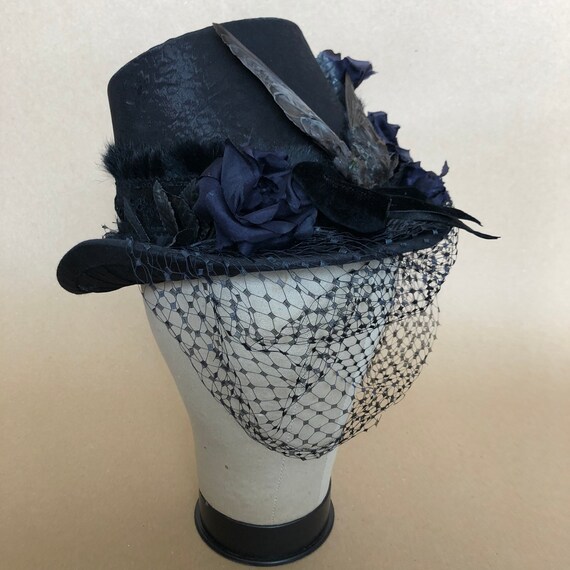 Late Victorian Hat mourning With 