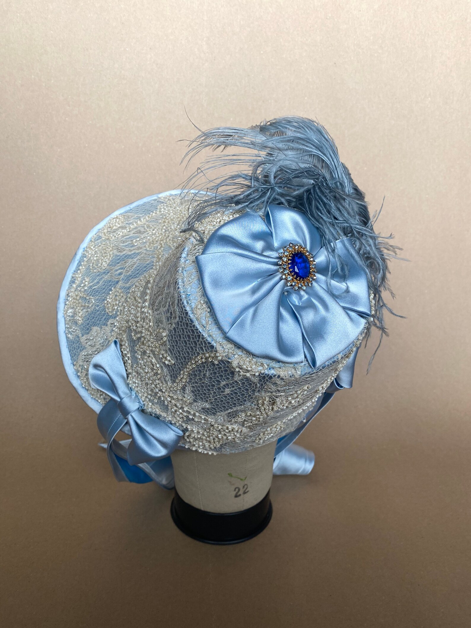 Regency Bonnet Bridgerton Inspired in silk and beaded lace | Etsy