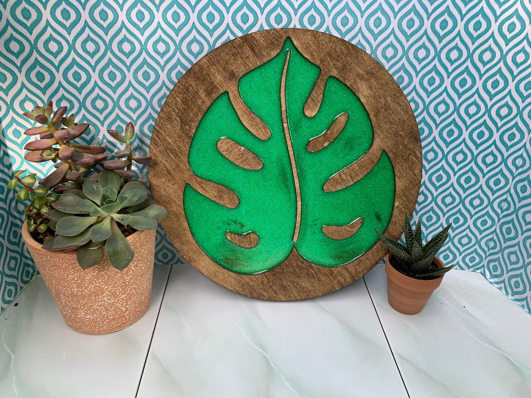Monstera Leaf Wall Hanger Etsy