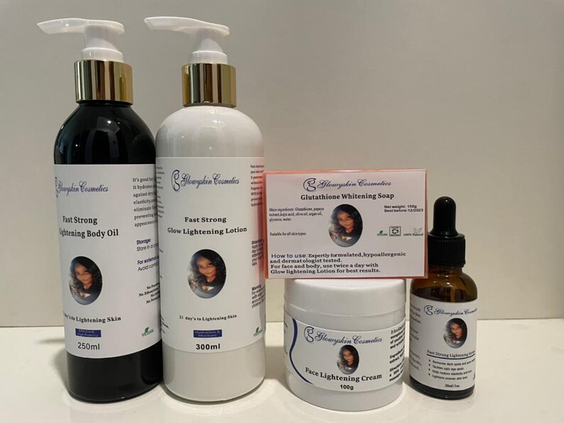 glutathione skin lightening products Refresh Your Routing With Our Lotions Set QTY:1 كريم يناسب المكياج glow from the inside