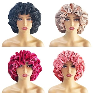 Luxury velvet Bonnet