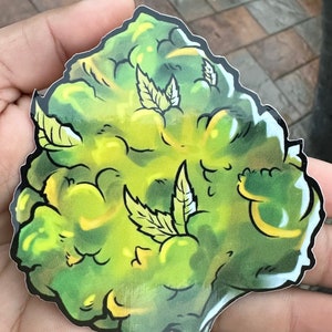 Pegatina de cannabis