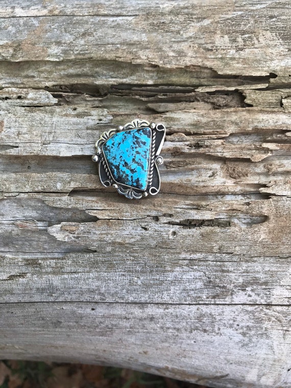 Turquoise Pin// Turquoise Hat Pin