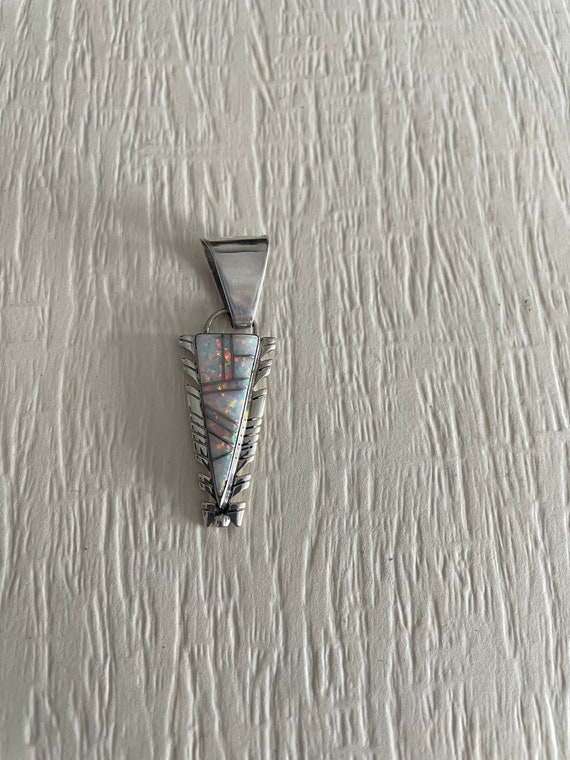 Opal Inlay Pendant - image 7