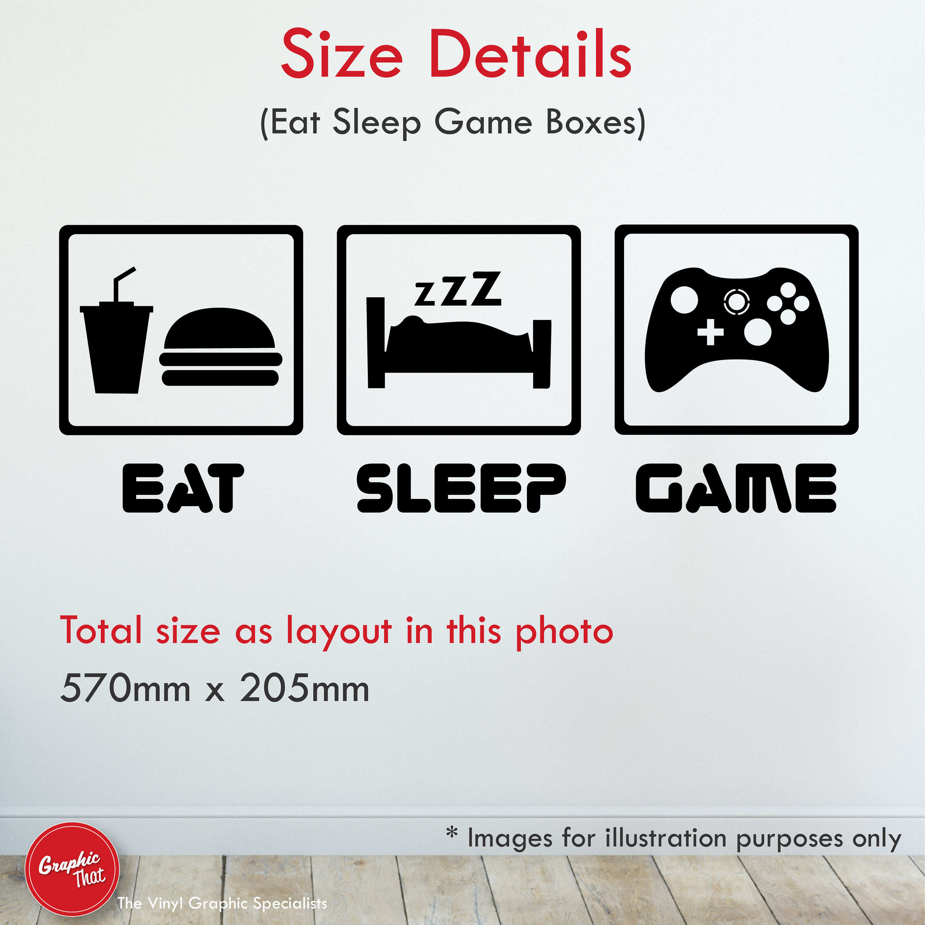 Gaming Wall Art Stickers Boys Girls Gamer Bedroom Vinyl Decal Etsy UK