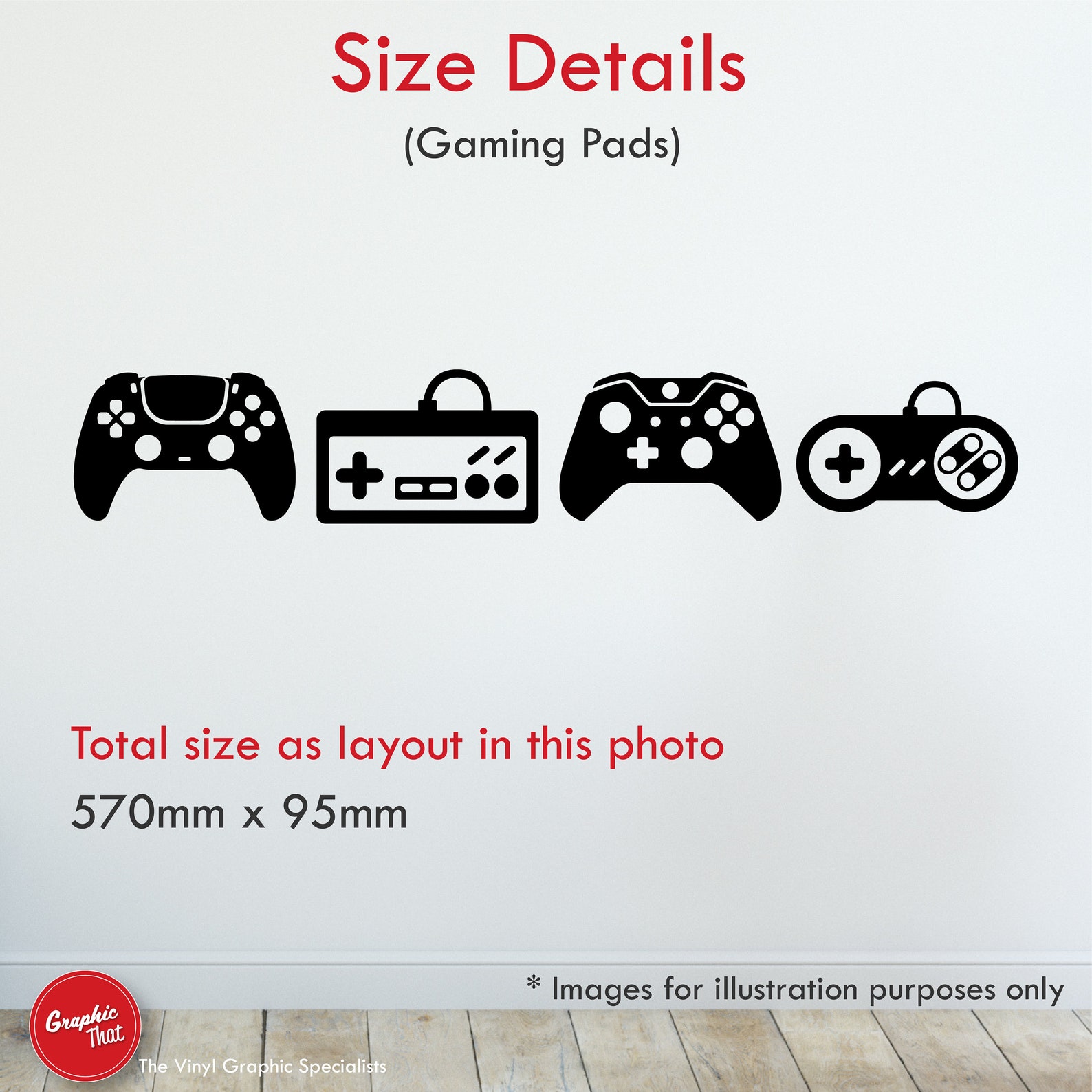 Gaming Wall Art Stickers Boys Girls Gamer Bedroom Vinyl Decal Etsy UK