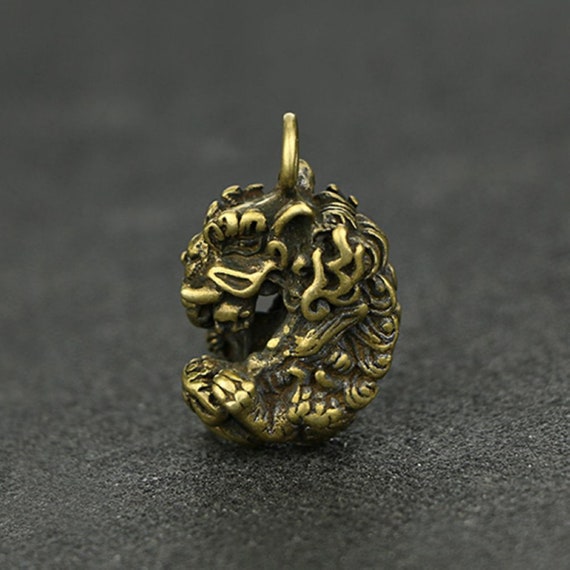 Creativity Chinese Old Solid Bronze Statue Beast … - image 2