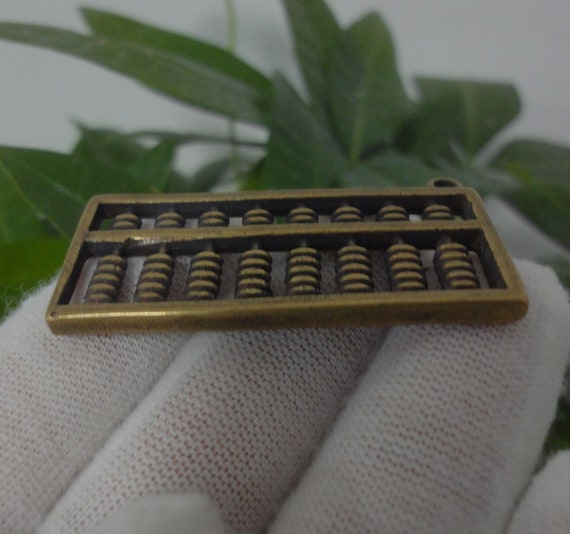 Creativity Chinese Retro Solid Brass Mini Abacus … - image 4
